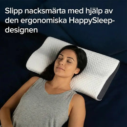 Slipp nacksmärta med den ergonomiska HappySleep-designen