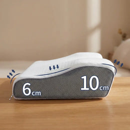 HappySleeps ergonomiska profil med 6 cm och 10 cm konturer