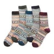 5-pack tjocka ullstrumpor - SwedishBalance