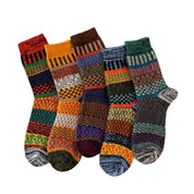 5-pack tjocka ullstrumpor - SwedishBalance